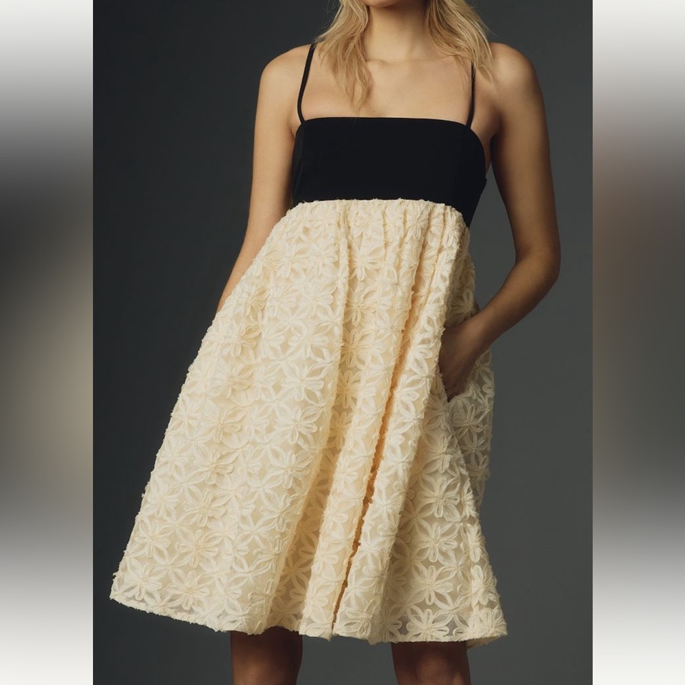 Anthropologie Endless Rose Formal Babydoll Dress